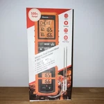 Thermopro Tp-20b Wireless Dual Probe Meat Thermometer Orange. Fixed Price $25.00.