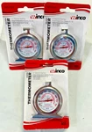 Nsf 2" Dial Face Oven Thermometer Winco Tmt-ov2 Lot Of 3 40-500 Degrees. Fixed Price $24.99.
