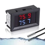 Icstation Digital Thermometer, Car Auto Temperature Gauge Sensor, Dc 4-28v Fa.... Fixed Price $15.24.