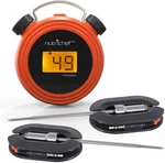 Nutrichef Smart Bluetooth Bbq Grill Thermometer - Digital Display, Silver. Fixed Price $87.61.