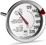 Mainstays Oven Safe Meat Thermometer, Dishwasher Extra Large Dial, Silver. Fixed Price $10.99.