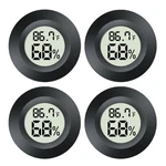 Meggsi 4 Pack Mini Digital Hygrometer Gauge Indoor Thermometer, Black-4. Fixed Price $14.27.