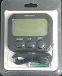 Hatusoku Digital Freezer Thermometer W/ Probe, Max/min C/ F Reset, Black. Fixed Price $12.00.