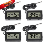 Aoicrie 4pcs Digital Lcd Thermometer, Fahrenheit Fahrenheit, Black. Fixed Price $13.78.