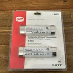 Refrigerator & Freezer Horizontal Glass Tube Thermometer Don Co (2-pack) K6471. Fixed Price $9.99.