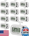Frienda 12x White Digital Fridge Thermometer Waterproof Refrigerator Freezer. Fixed Price $65.31.