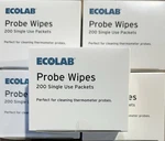1000 (5 Packs Of 200) Ecolab Probe Wipes Single Use Packets Model 40807-02-11. Fixed Price $49.99.