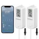 Geevon-link 2pc Wifi Refrigerator Thermometer Hygrometer With Alarm, Freezer .... Fixed Price $50.39.