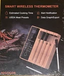 Nigogor Smart Wireless Thermometer 4 Probe Grilling Ios & Android App Sealed New. Fixed Price $85.95.