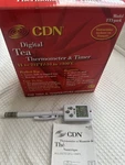 New! Genuine High Quality Cdn Digital Tea Thermometer And Timer. Fixed Price $9.75.