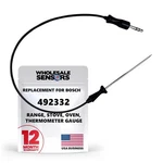 Replacement For Meat Probe Thermometer Gauge 492332-12 Month Warranty - Black. Fixed Price $20.69.