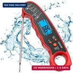 Qpeuim Meat Thermometer Digital Instant Read Waterproof Food Thermom. Fixed Price $18.34.