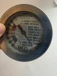 Vtg Ekco Stainless Steel Meat Thermometer Kitchenware. Fixed Price $9.67.