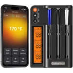 750ft Wireless Meat Thermometer Long Range For Smoker, Bbq & Rotisserie, 3 Probe. Fixed Price $191.99.