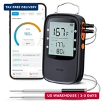 Govee Bluetooth Meat Thermometer, Wireless Thermometer For Smoker Oven, Dig. Fixed Price $35.57.