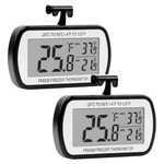 2 Pack Refrigerator Fridge Thermometer Digital Freezer Room Water.... Fixed Price $19.57.