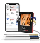 Thermopro Grill Bluetooth 4 Probe 650 Ft Range Remote Meat Thermometer Tp25w New. Fixed Price $34.95.