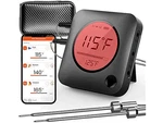 Nutrichef Bluetooth Meat Thermometer For Grilling Smoking, Travel Case, Wireless. Fixed Price $38.73.