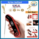 Digital Meat Thermometer Instant Read 0.5 Sec Waterproof Led Display Kitchen. Fixed Price $37.27.