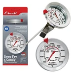 Silver Candy Deep Fry Thermometer 100 To 500 F Adjustable Hands Free Clip. Fixed Price $13.49.
