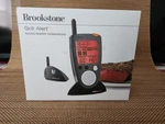 Brookstone Grill Alert Talking Remote Meat Thermometer Wireless. New Very Htf. Fixed Price $23.00.