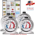 4 Pack Refrigerator Freezer Thermometer Large Dial Analog. Fixed Price $12.89.