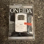 Oneida Digital Probe Oven Thermometer And Timer #31161 White - New Open Box. Fixed Price $24.87.