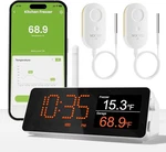 Mocreo Wifi Remote Refrigerator Thermometer Alarm, 1/3 Mile Long Range, Ip66.... Fixed Price $61.59.