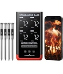 Thermomaven Smart Wireless Meat Thermometer Wifi Bluetooth Bbq Grill 4 Probes. Fixed Price $149.99.