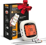 Nutrichef Bluetooth Meat Thermometer Grilling Smoking 400 Ft - Scratch & Dent. Fixed Price $28.25.