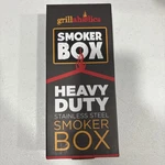 Stainless Steel Bbq Grill Smoker Box For Wood Chips Grillaholics New Unused. Fixed Price $8.53.