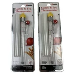 (2) Culinary Elements 23674 Clear 8-inches High Accuracy Candy / Fry Thermometer. Fixed Price $10.62.