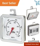 Multi-mount Oven Thermometer Stainless Steel Glass Dial Adult Cooking. Fixed Price $27.98.