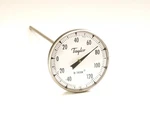 Taylor 6211j Bi-therm 8 Inches Stem, 2 Dial, -40 To 120 Degree F, Red. Fixed Price $61.08.
