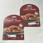 Original Pop Up Turkey Timers - Roast To Perfection Each Time Lot Of 2. Fixed Price $9.77.