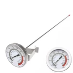 16" Long Stem Deep Fry Thermometer With Clamp, Instant Read 2" Dial... Fast Ship. Fixed Price $18.99.