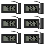 Aceirmc Black Digital Lcd Thermometer Temperature Monitor With External Probe.... Fixed Price $20.72.