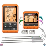 Wireless Meat Thermometer 1000ft Range, 4 Probes For Bbq Grilling & Smoking. Fixed Price $84.30.