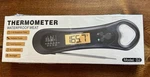 Biison Instant Read Meat Thermometer Black. Fixed Price $10.00.