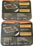 2 Mr. Bar-b-q Portable Instant Charcoal Grill Tray Stand Easy Disposal Sealed. Fixed Price $19.96.