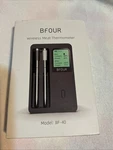 Bfour Wireless Meat Thermometer With 2 Probes Model Bf-40. Fixed Price $20.00.