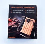 Wireless Meat Thermometer Bluetooth 4 Probes Smart Bbq Grill Smoker Cooking. Fixed Price $90.00.
