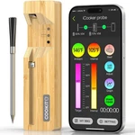 Cookit 700ft Bluetooth Meat Thermometer, 5.5mm Ultra-thin Probe Wireless Food.... Fixed Price $50.50.