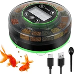 Automatic Fish Feeder For Aquarium - Rechargeable Dispense. Fixed Price $53.95.