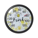 Bee Kind Indoor Outdoor Dial Thermometer, Easy To Read Wall Decor For Patio, Poo. Fixed Price $28.99.