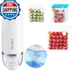 Food Vacuum Sealer Saver Machine 15 Reusable Bags Handheld Sealers For Meat. Fixed Price $37.49.