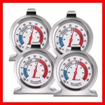 4-pack Classic Refrigerator Thermometers With Large Dial & Red Indicator. Fixed Price $20.99.