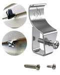 Naceture Vinyl Siding Hooks - Clips For Hanging Sliver 6 Pack. Fixed Price $11.88.