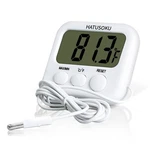 Hatusoku Digital Thermometer With External Sensor, Magnet, Suction Cup, White. Fixed Price $14.52.