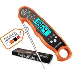 Kuluner Tp-01 Waterproof Digital Instant Read Meat Thermometer With Orange. Fixed Price $21.60.